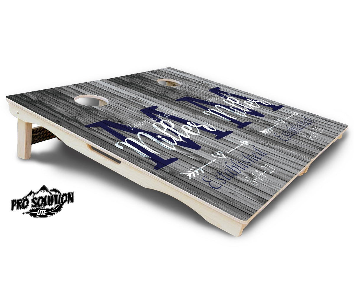 Grey Slat Cornhole Boards – Pro Lite or Pro Elite