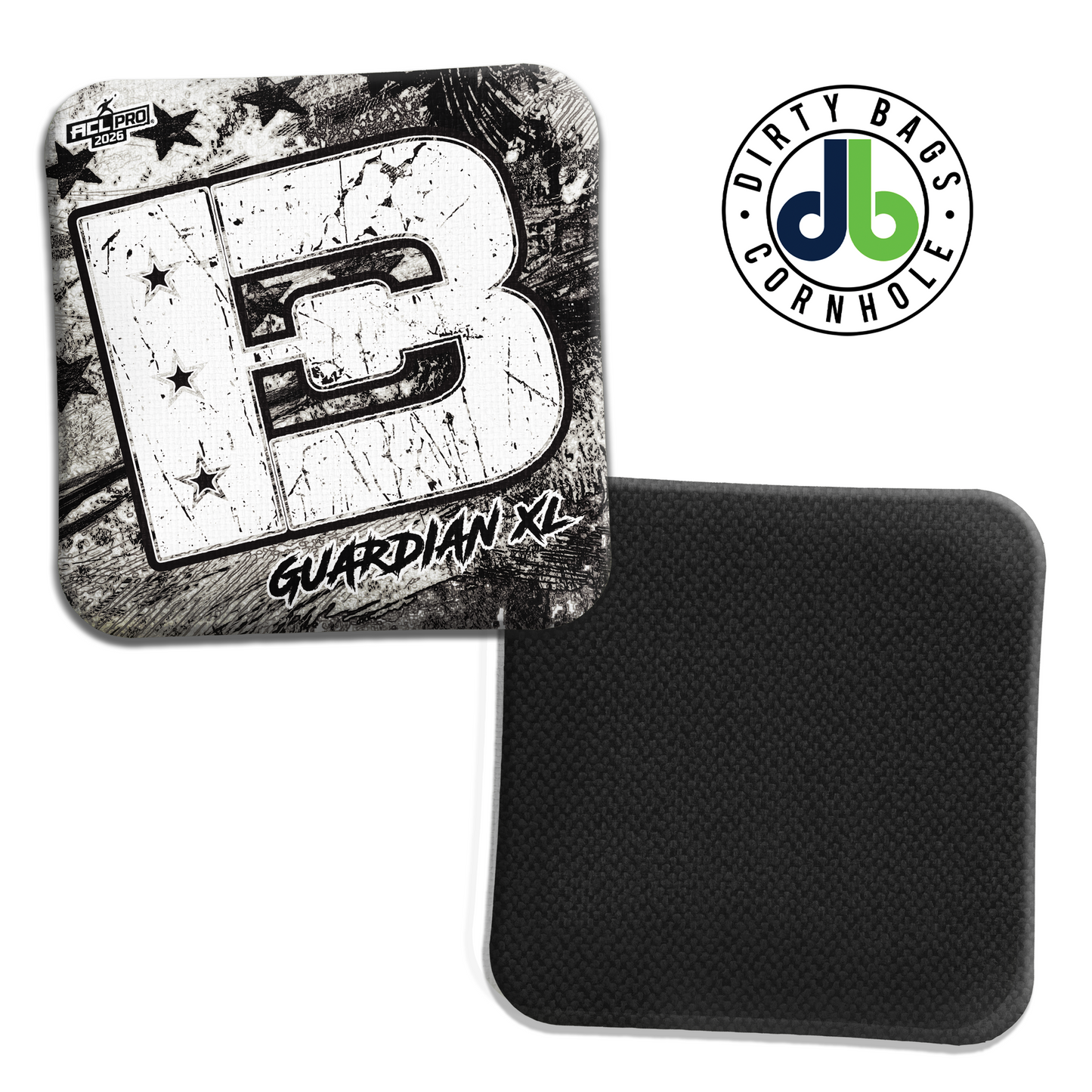 Brotherhood Cornhole Guardian X - Flag - White Grunge