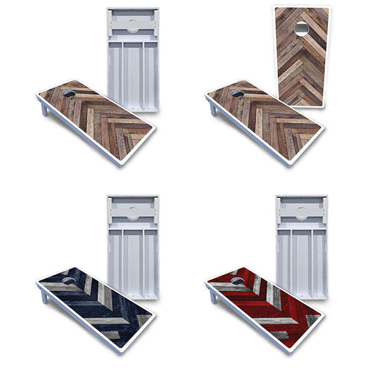 Herringbone Cornhole Boards - All Weather Series