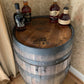 Bourbon Barrel Cabinet made from a real Buffalo Trace barrel