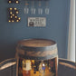 Bourbon Barrel Cabinet made from a real Buffalo Trace barrel