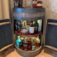 Bourbon Barrel Cabinet made from a real Buffalo Trace barrel