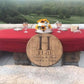 Custom Engraved Whiskey Barrel Head for Wedding or Anniversary