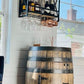 Bourbon Barrel Cabinet with multicolor LED's -engraving available