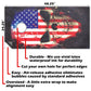 Flag Skull - Cornhole Board Wrap - Set of 2