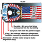 Eagle and Flag - Cornhole Board Wrap - Set of 2