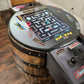 Bourbon Barrel Arcade Table- 60 Retro 8 bit Games Included