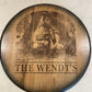Custom Commemorative Photo Engraved Whiskey Barrel Head