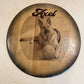 Custom Commemorative Photo Engraved Whiskey Barrel Head
