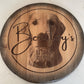 Custom Commemorative Photo Engraved Whiskey Barrel Head