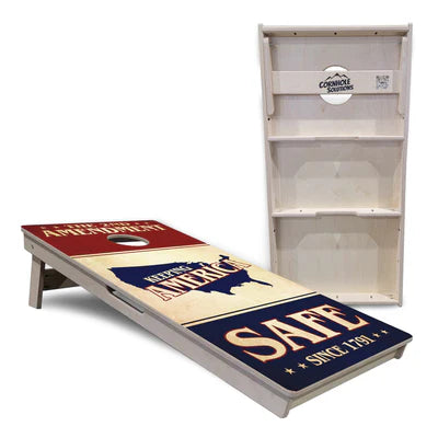 Tournament Quality Cornhole Boards - 2nd Amendment Flyer