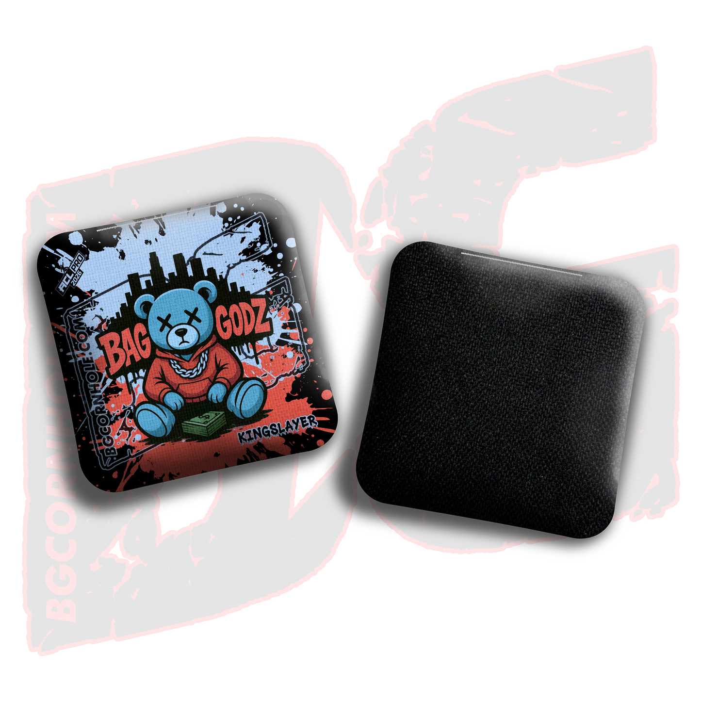 2026 BG Multiple Bag Models "LA Bear" - ACL Pro Stamped Cornhole Bags - SET OF 4 BAGS