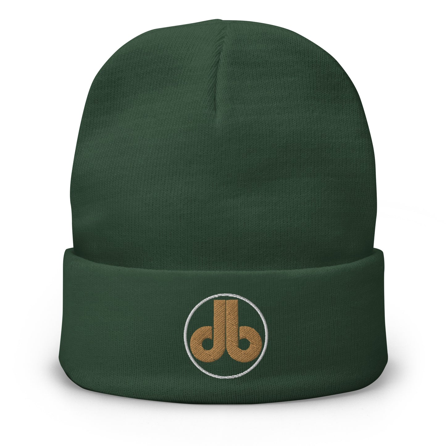 db Beanie - Hunter Green and Brown