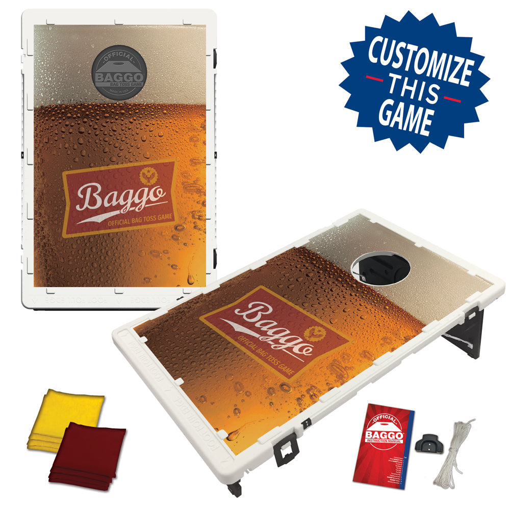 Baggo Lager Beer Bean Bag Toss Game by BAGGO