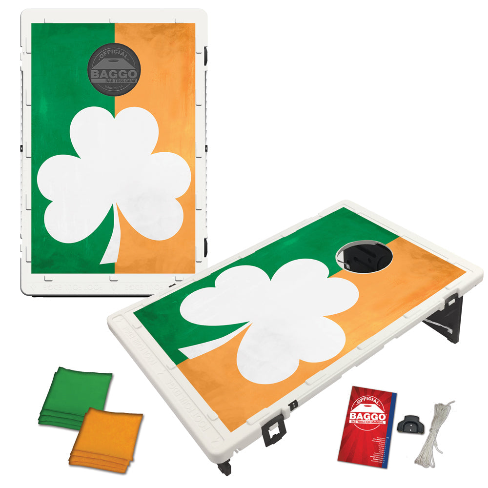 Large Shamrock Baggo Bean Bag Toss Game by BAGGO