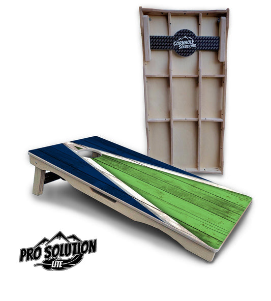 Team Color Triangle Cornhole Boards - Pro Solution Lite Series