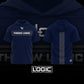 Throw Logic Stripped Short Sleeve Hoodie - Ships in 3-4 Weeks