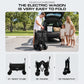 Electric Folding Wagon 500W – Motorized Utility Cart with All-Terrain Wheels Black