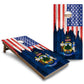 State Flags Hawaii to Maryland Cornhole Boards - Backyard Series