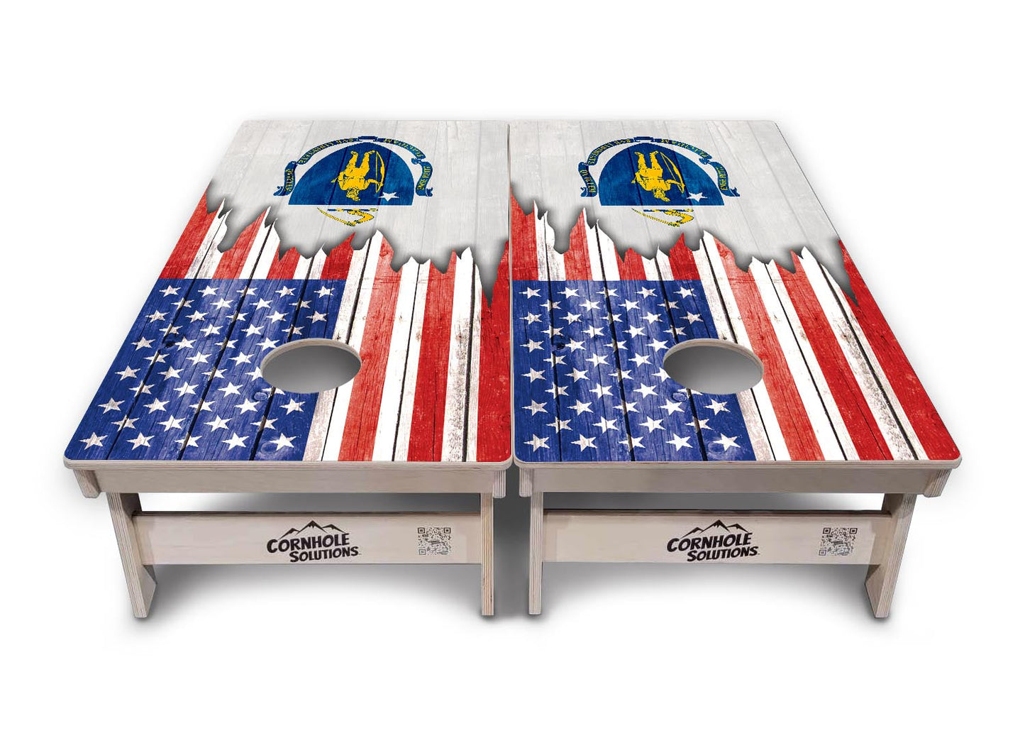 State Flags Massachusetts to New Jersey Cornhole Boards - Professional Tournament Series