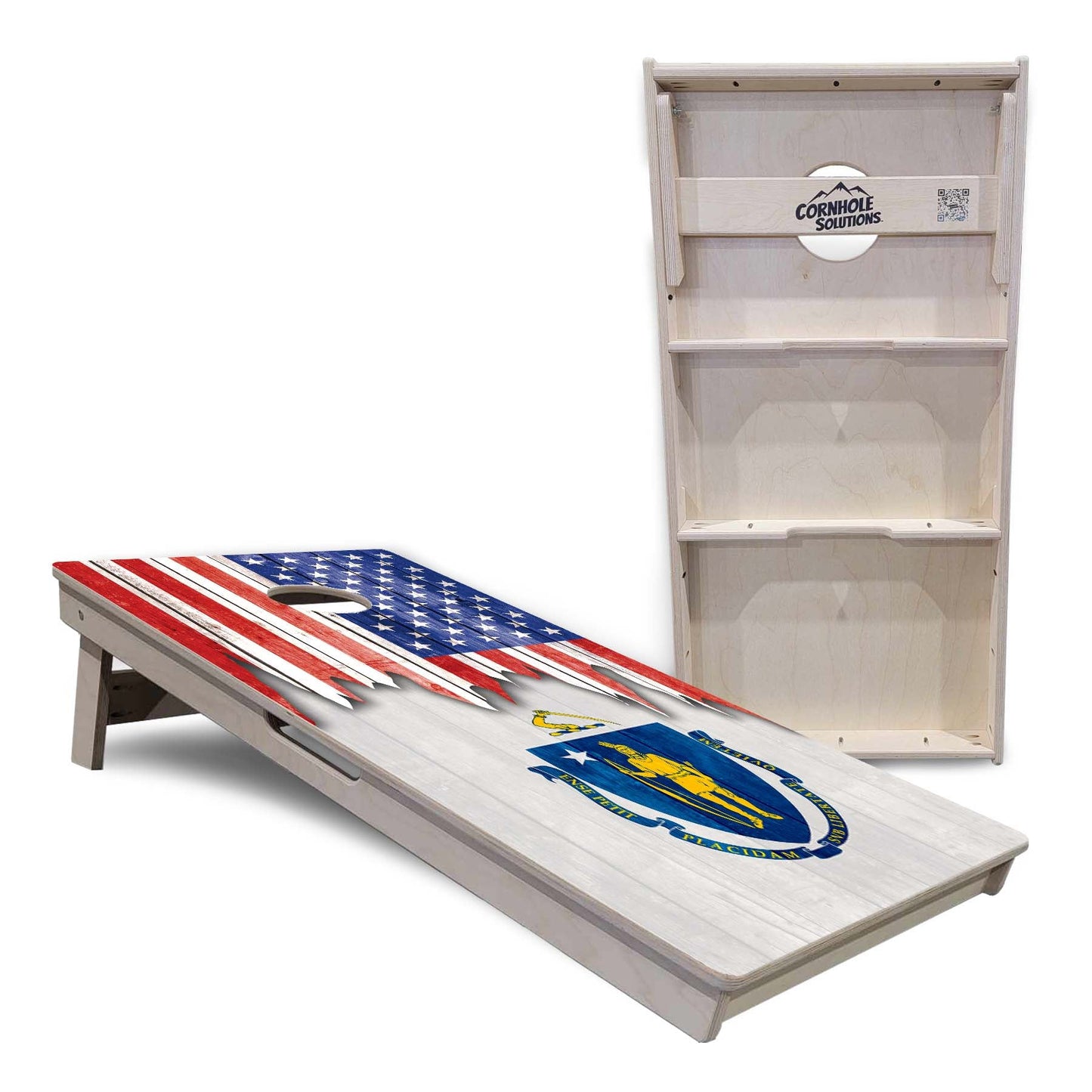 State Flags Massachusetts to New Jersey Cornhole Boards - Professional Tournament Series