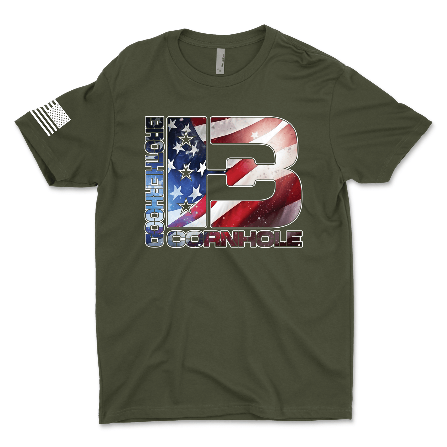 Men's BC American Flag Logo T-Shirt