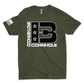 Men's Brotherhood Cornhole Front Logo T-Shirt
