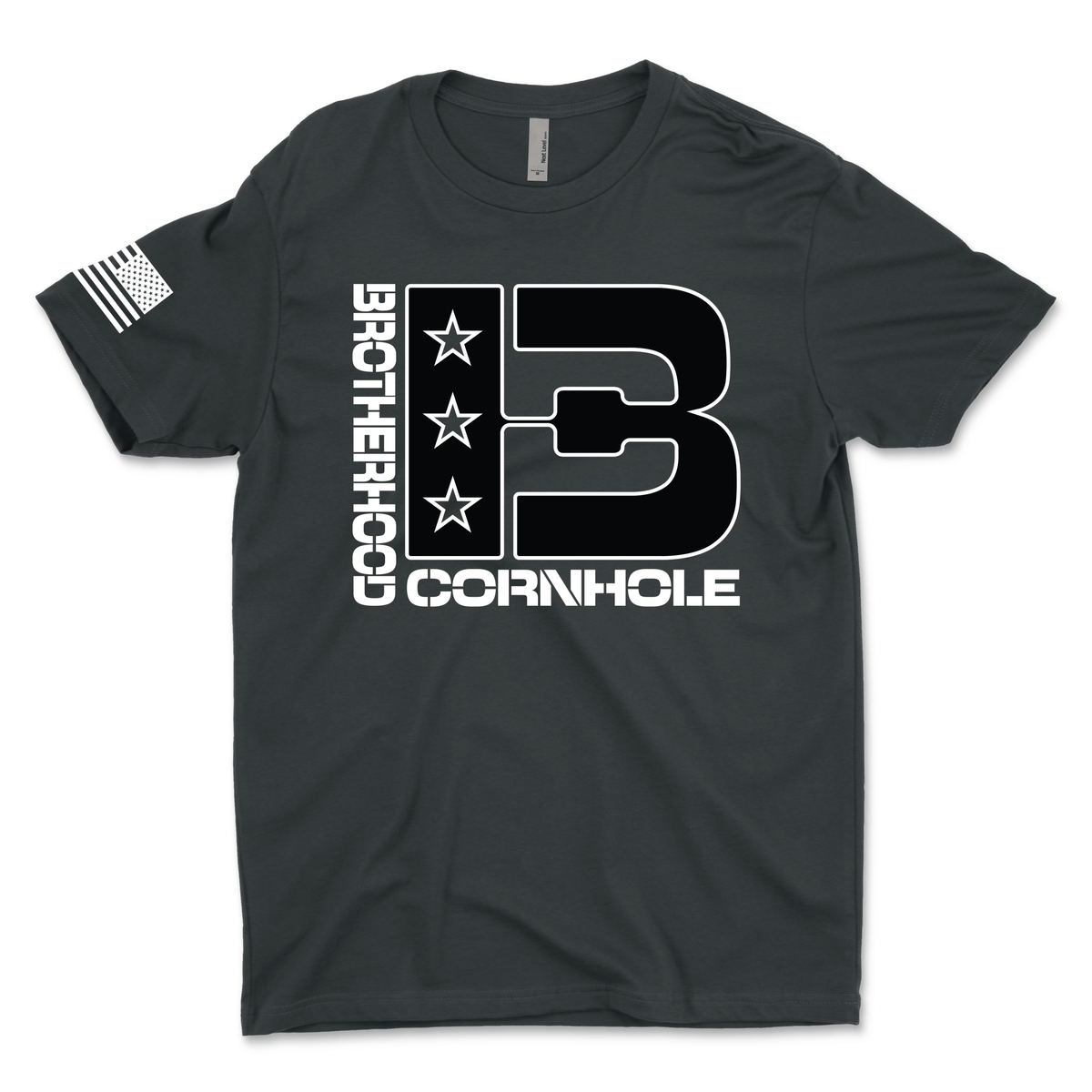 Men's Brotherhood Cornhole Front Logo T-Shirt