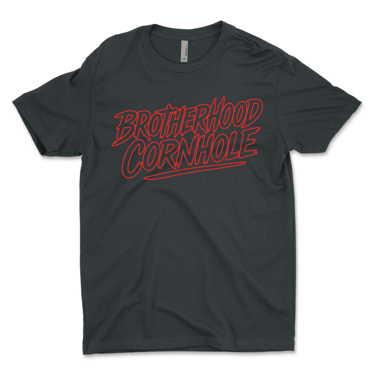 Men's Brotherhood Cornhole Ink Red T-Shirt