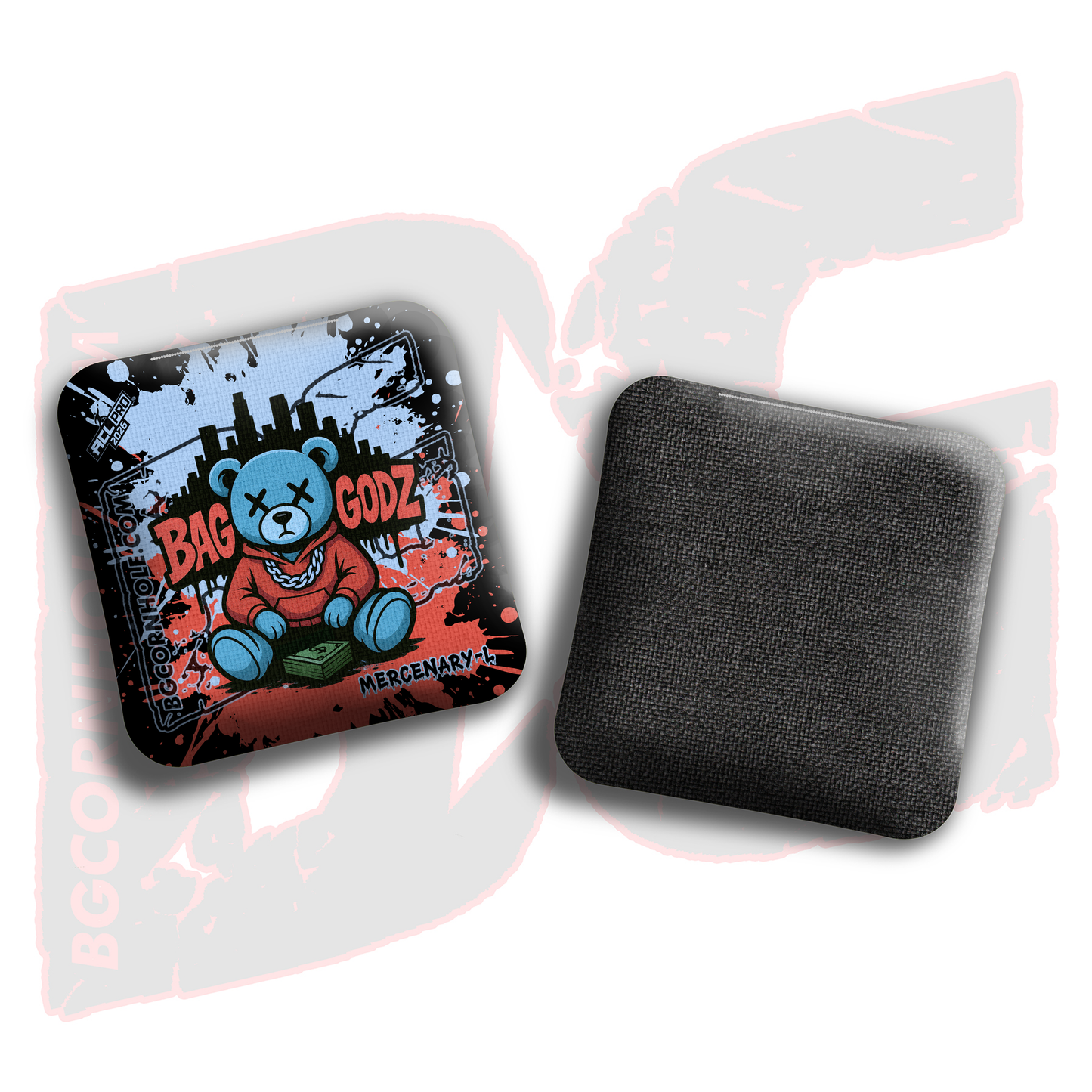 2026 BG Multiple Bag Models "LA Bear" - ACL Pro Stamped Cornhole Bags - SET OF 4 BAGS