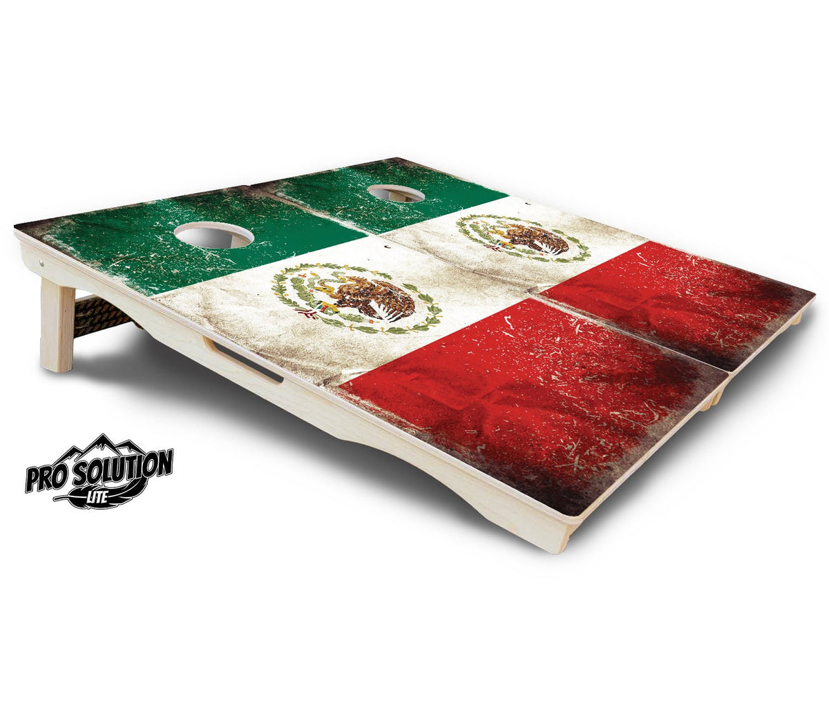 Mexico Flag Cornhole Boards – Pro Lite or Pro Elite