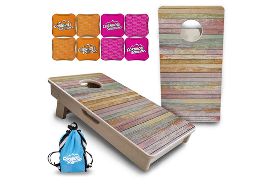 Mini Cornhole Boards - Pastel Color Plank