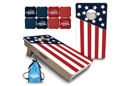 Mini Cornhole Boards - Slanted Flag
