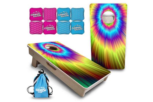 Mini Cornhole Boards - Tie Dye
