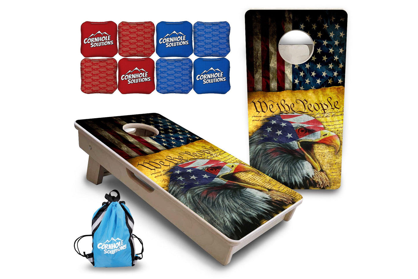 Mini Cornhole Boards - We The People Eagle