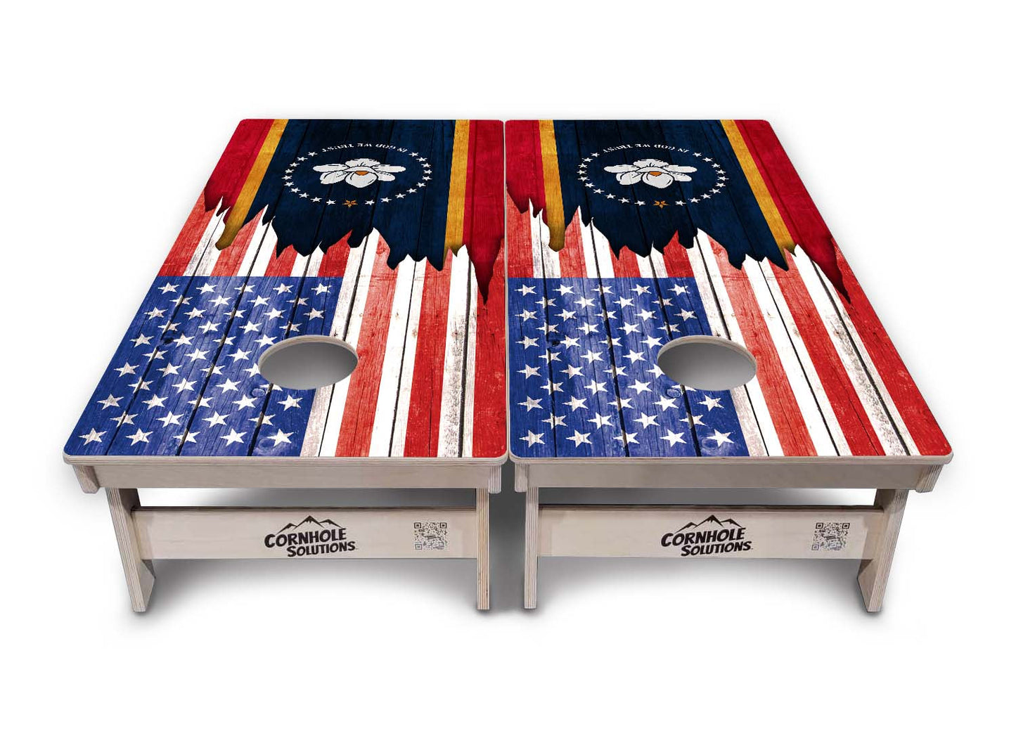 State Flags Massachusetts to New Jersey Cornhole Boards - Professional Tournament Series