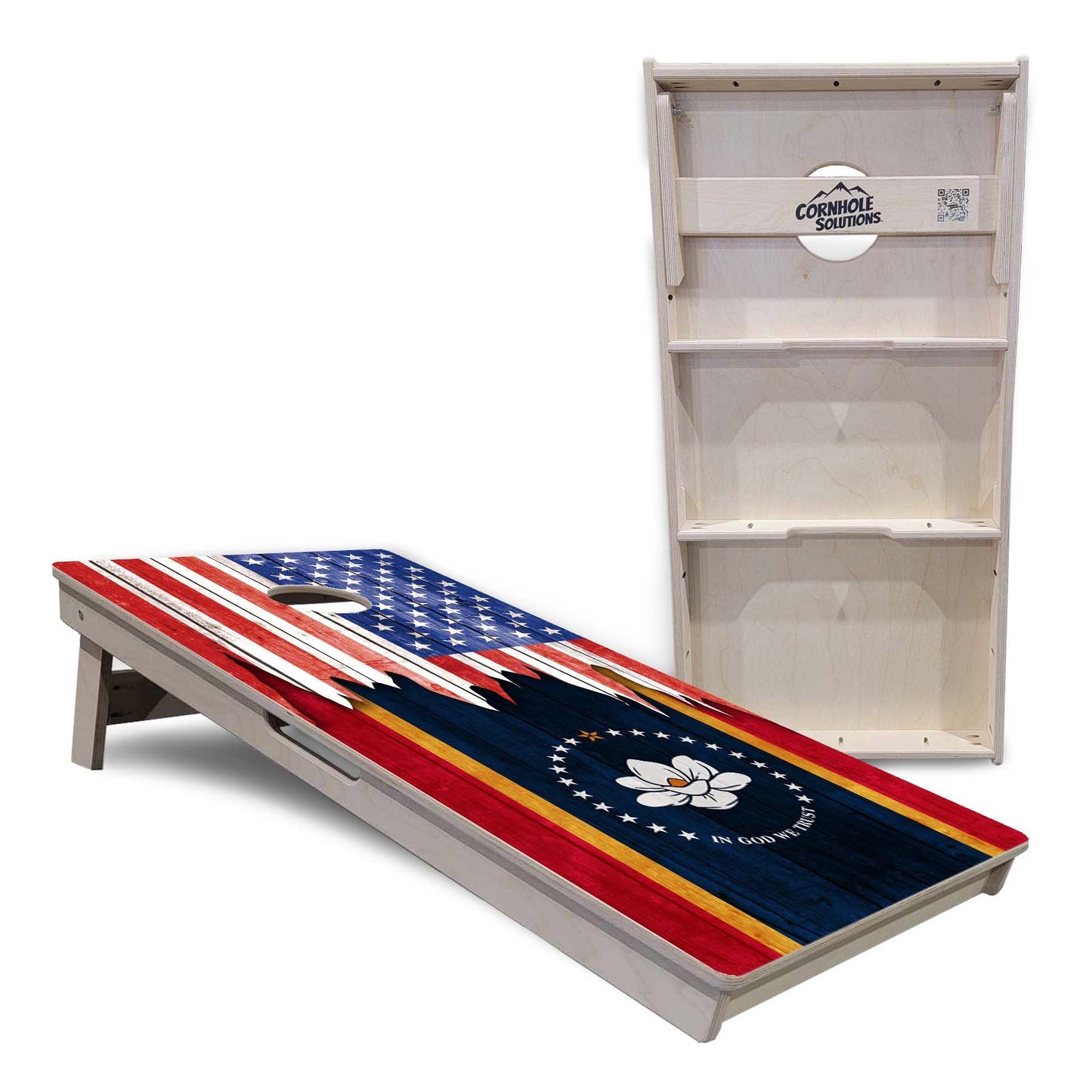 State Flags Massachusetts to New Jersey Cornhole Boards - Professional Tournament Series
