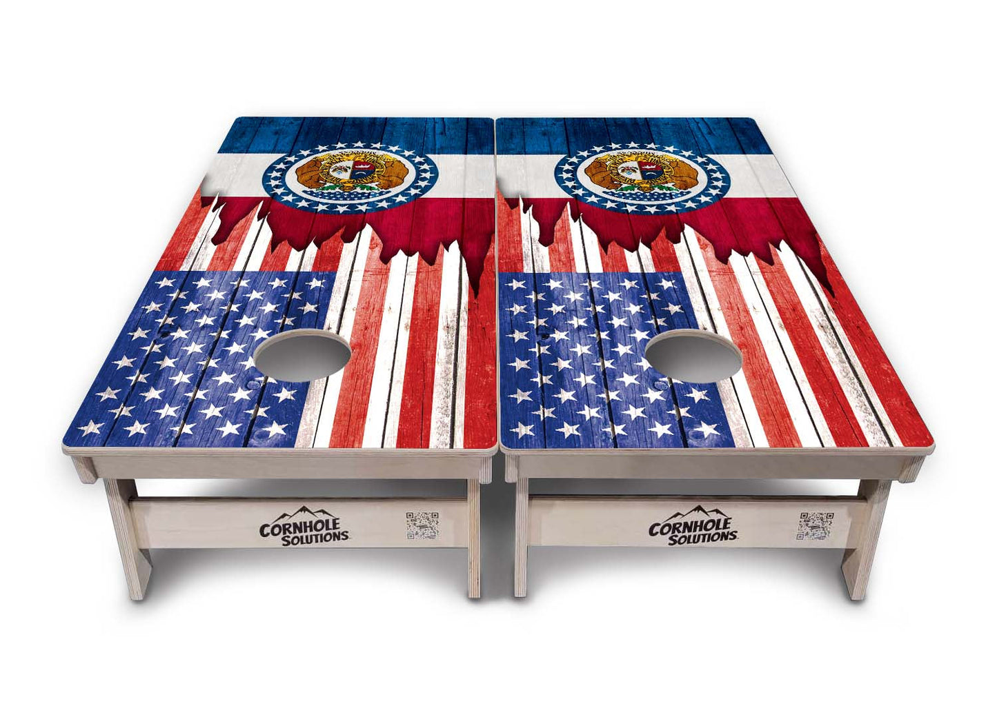 State Flags Massachusetts to New Jersey Cornhole Boards - Professional Tournament Series