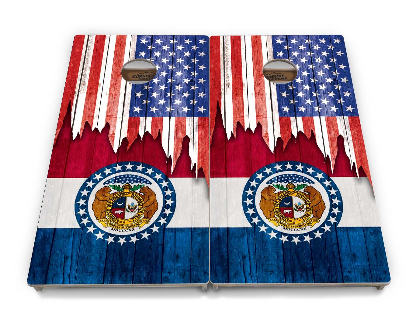 State Flags Massachusetts to New Jersey Cornhole Boards - Professional Tournament Series