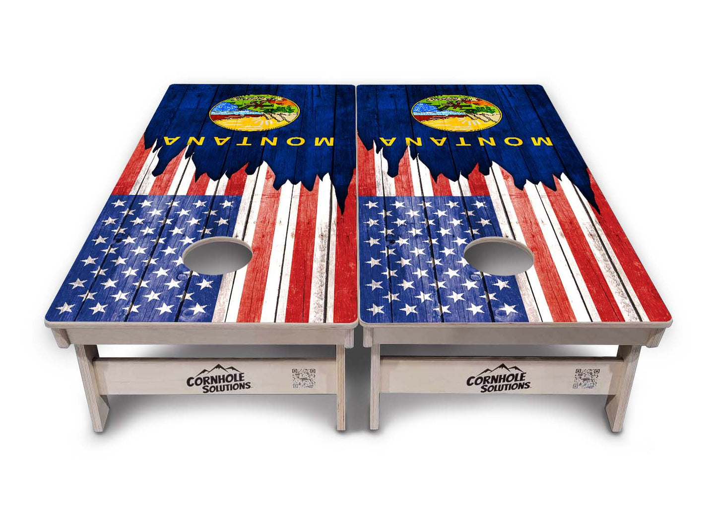 State Flags Massachusetts to New Jersey Cornhole Boards - Professional Tournament Series