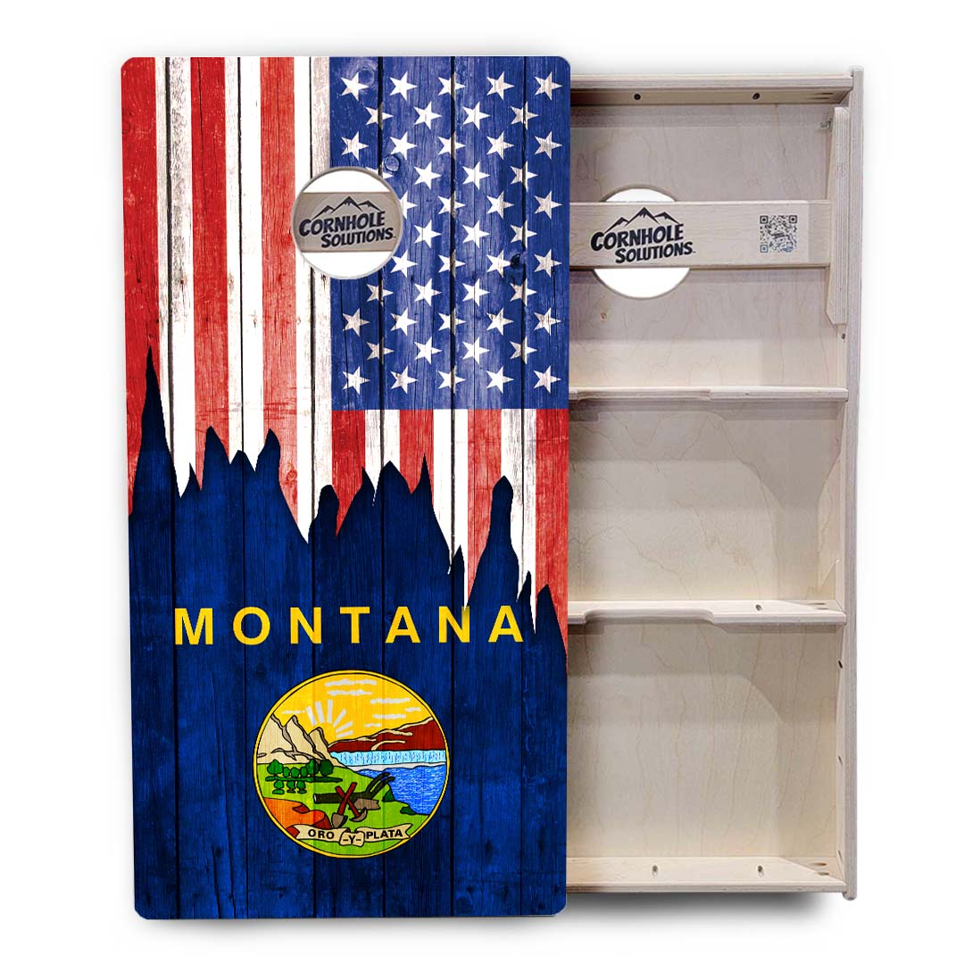 State Flags Massachusetts to New Jersey Cornhole Boards - Professional Tournament Series