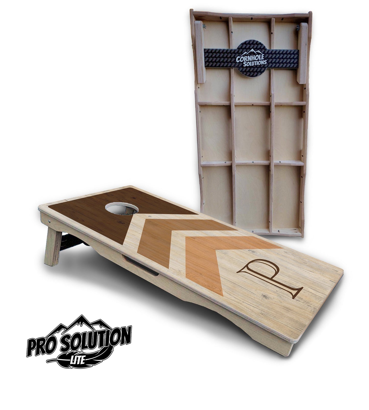 Natural Wedding Arrows - Cornhole Boards - Pro Lite Series