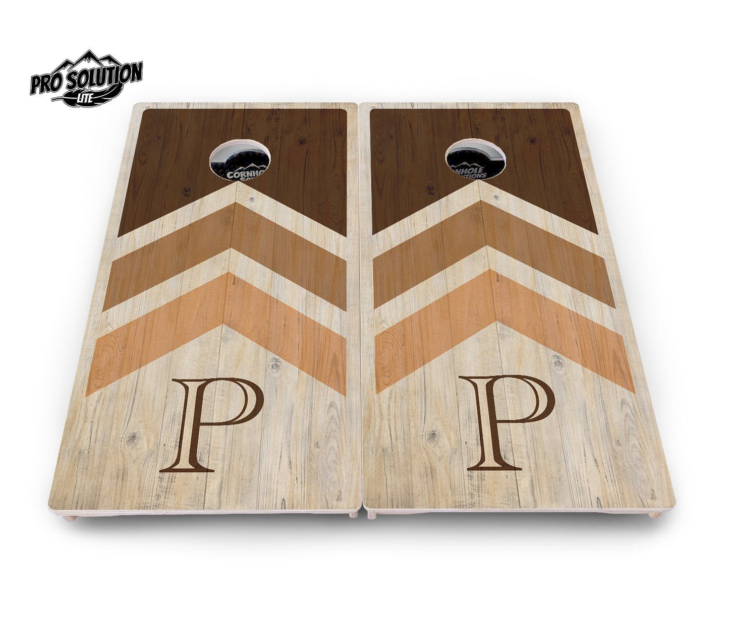Natural Wedding Arrows - Cornhole Boards - Pro Lite Series