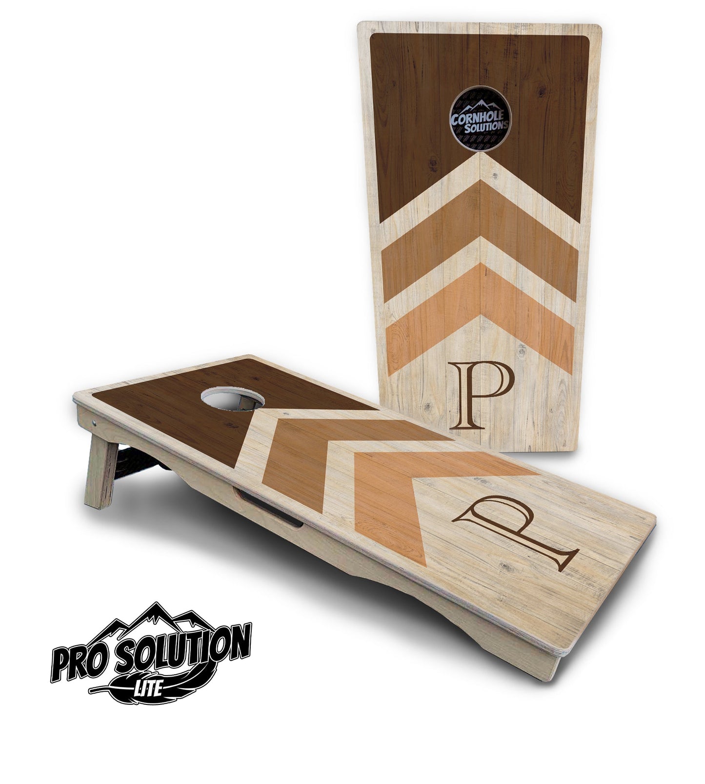 Natural Wedding Arrows - Cornhole Boards - Pro Lite Series