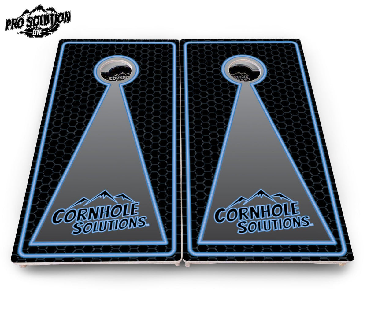 Neon Blue Cornhole Boards – Pro Lite or Pro Elite