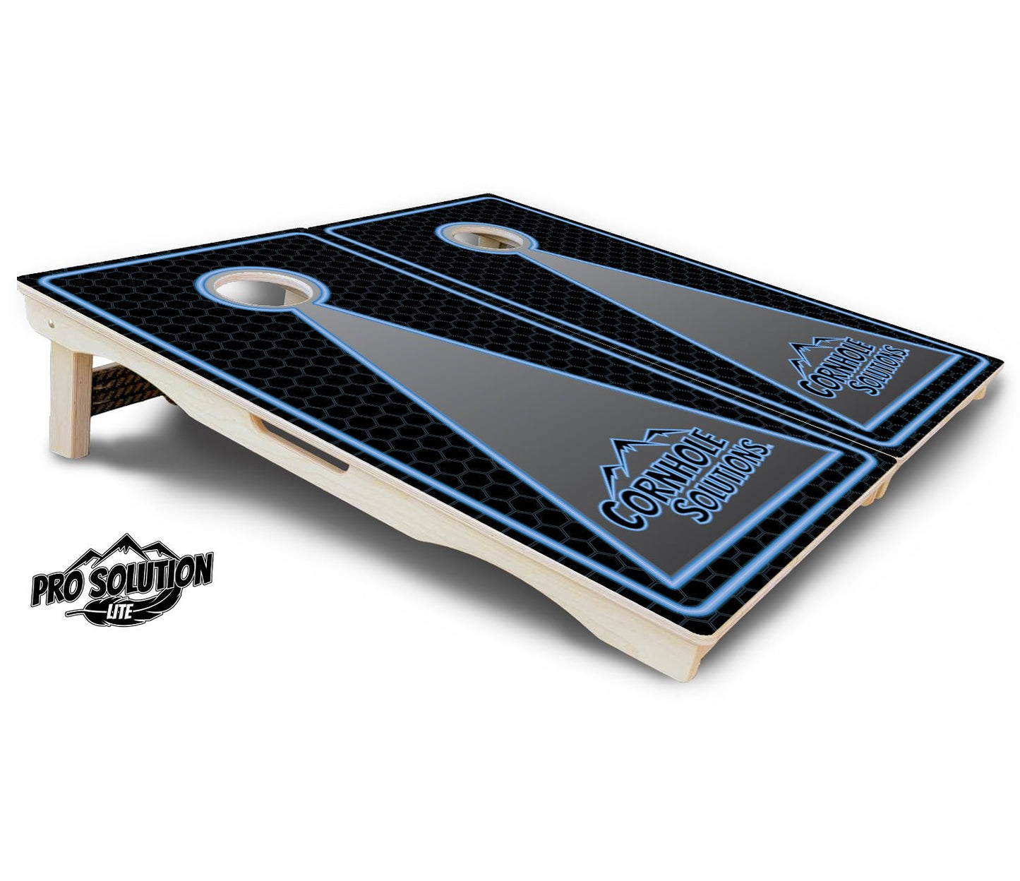 Neon Blue Cornhole Boards – Pro Lite or Pro Elite