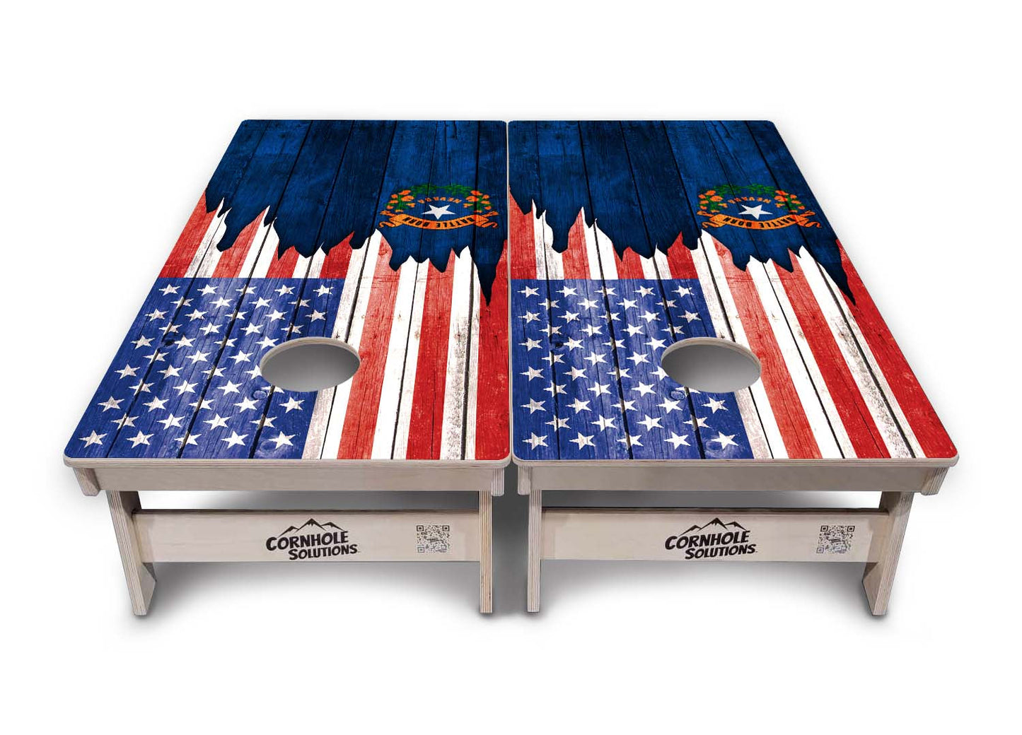 State Flags Massachusetts to New Jersey Cornhole Boards - Professional Tournament Series