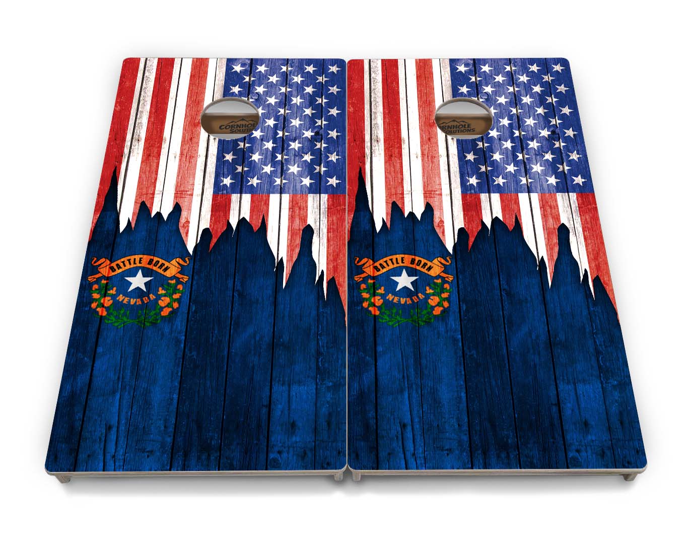 State Flags Massachusetts to New Jersey Cornhole Boards - Professional Tournament Series