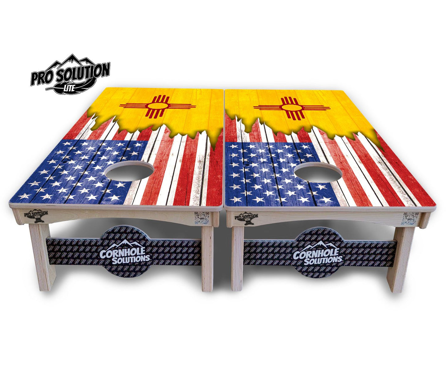 State Flag Cornhole Boards – NM to SC – Pro Lite or Pro Elite