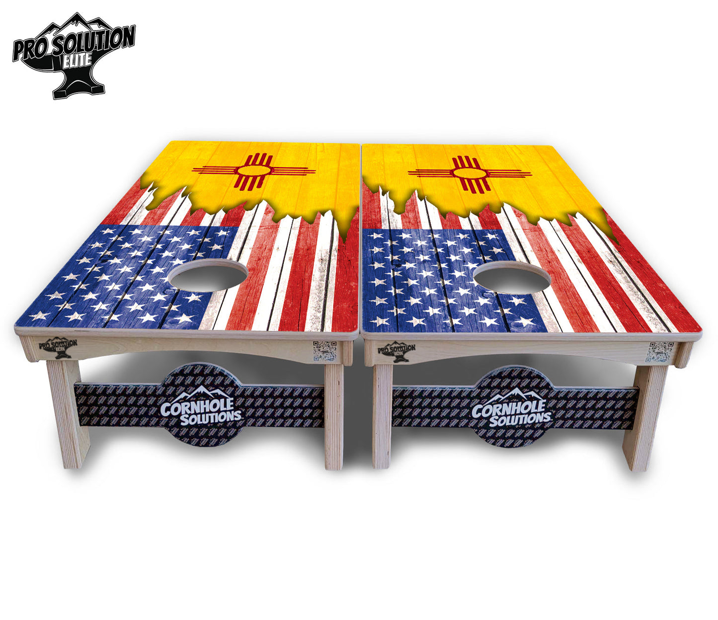 State Flag Designs New Mexico to South Carolina Cornhole Boards - Pro Solution Elite Series